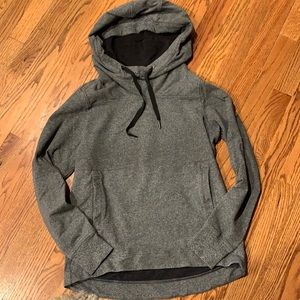 lululemon athletica Heather Gray Hooded Pullover